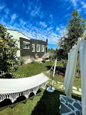 Eden apartment Paliouri with private backyard garden